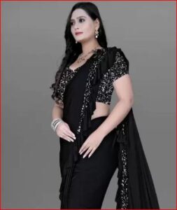 Black saree